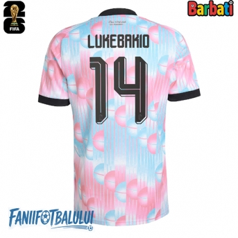 Belgia Dodi Lukebakio #14 Tricou Fotbal Replică Mondial 2026 Barbati Deplasare